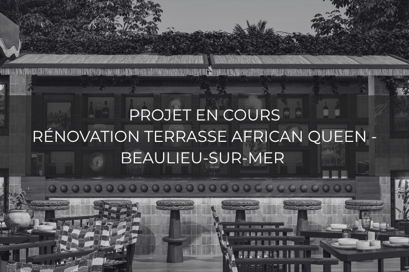Illustration Terrace Renovation — African Queen, Beaulieu-Sur-Mer